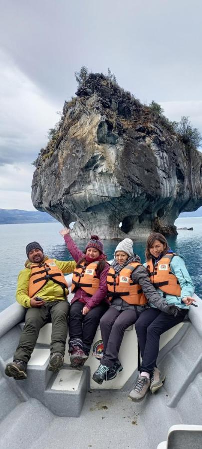فيلا Cabana Cavernas Austral Puerto Sanchez المظهر الخارجي الصورة