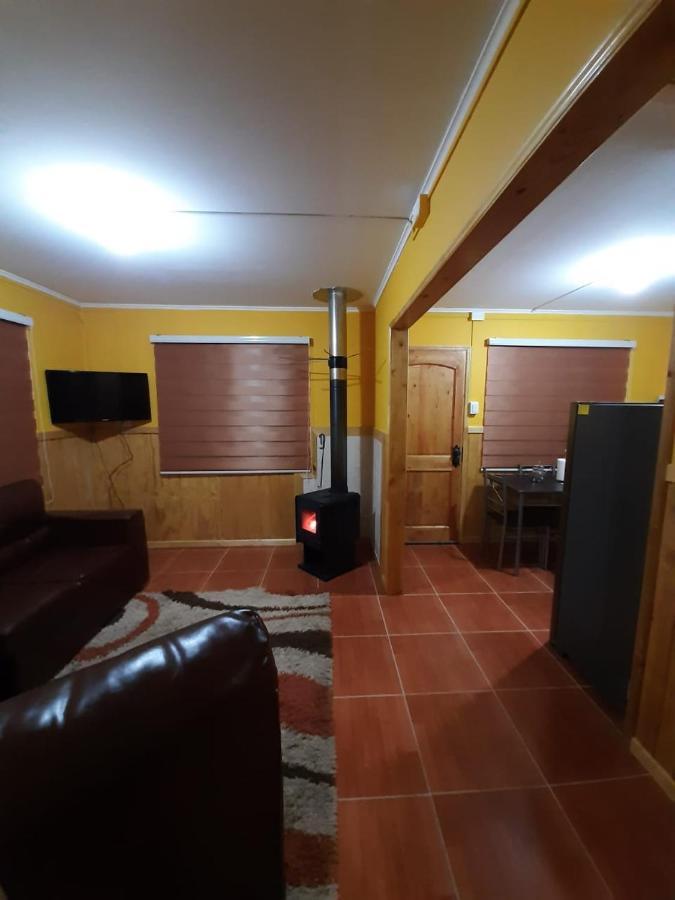 فيلا Cabana Cavernas Austral Puerto Sanchez المظهر الخارجي الصورة