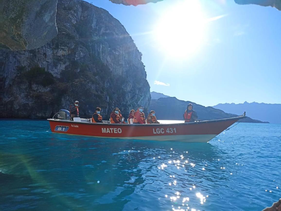 فيلا Cabana Cavernas Austral Puerto Sanchez المظهر الخارجي الصورة