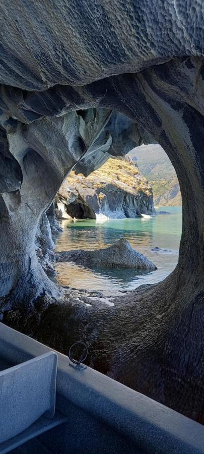 فيلا Cabana Cavernas Austral Puerto Sanchez المظهر الخارجي الصورة