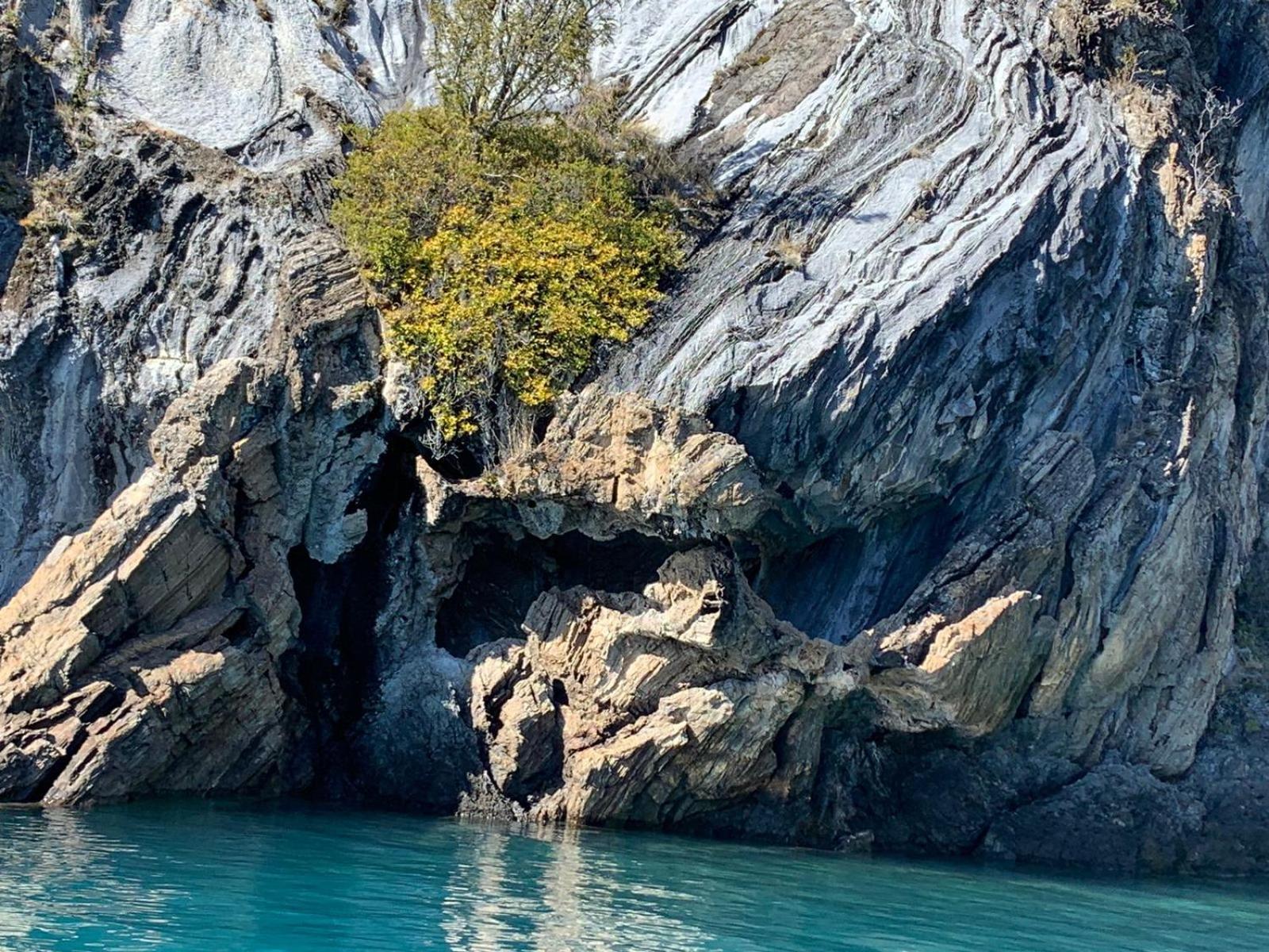 فيلا Cabana Cavernas Austral Puerto Sanchez المظهر الخارجي الصورة
